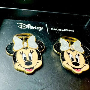 BaubleBar x Disney Minnie Mouse in Angel Costume post earrings NEW